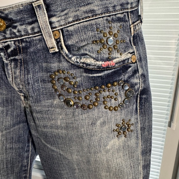 Seven for All Mankind Jeans Great China Wall
Denim Crystals Studs Size 29 - Picture 2 of 5